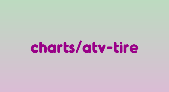 Utv Tire Size Chart