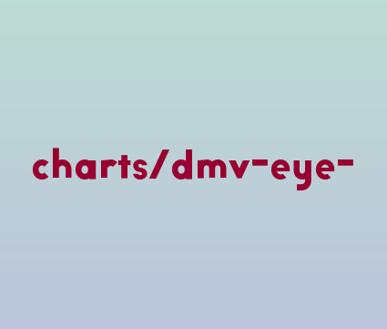 Oregon Dmv Eye Chart